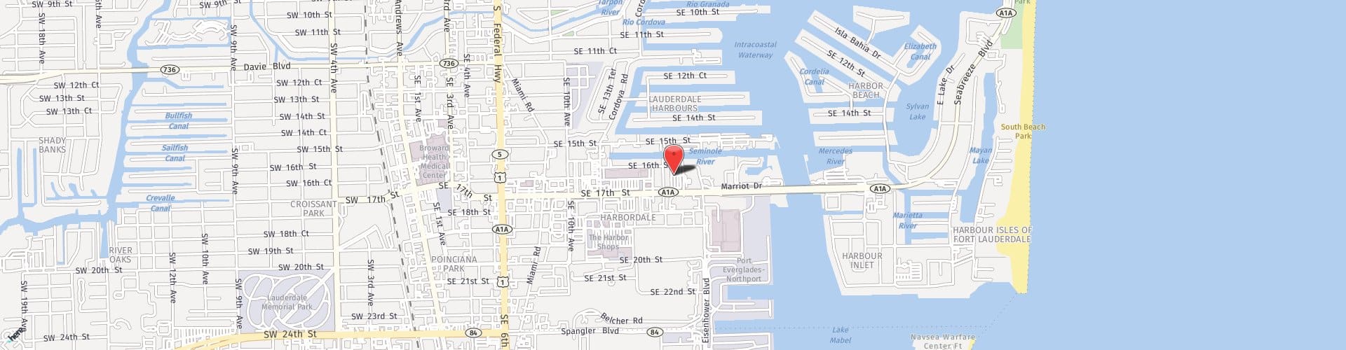 Location Map: 1515 SE 17th St. Fort Lauderdale, FL 33316